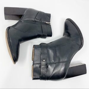 MADEWELL leather black heel Sammie bootie